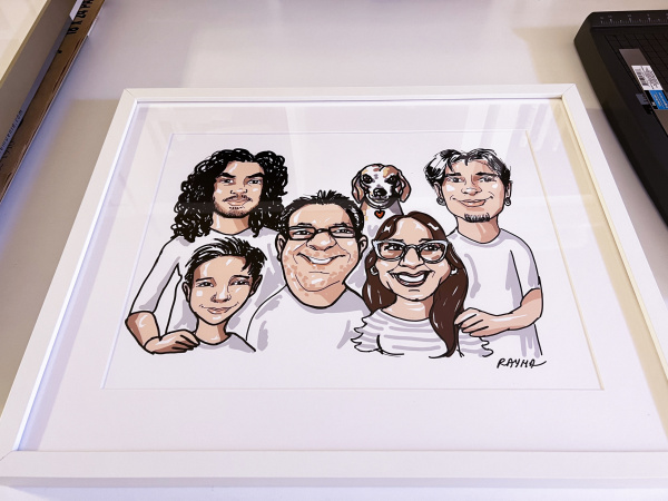 Custom Cartoon 4 to 6 People - We Love Foundation